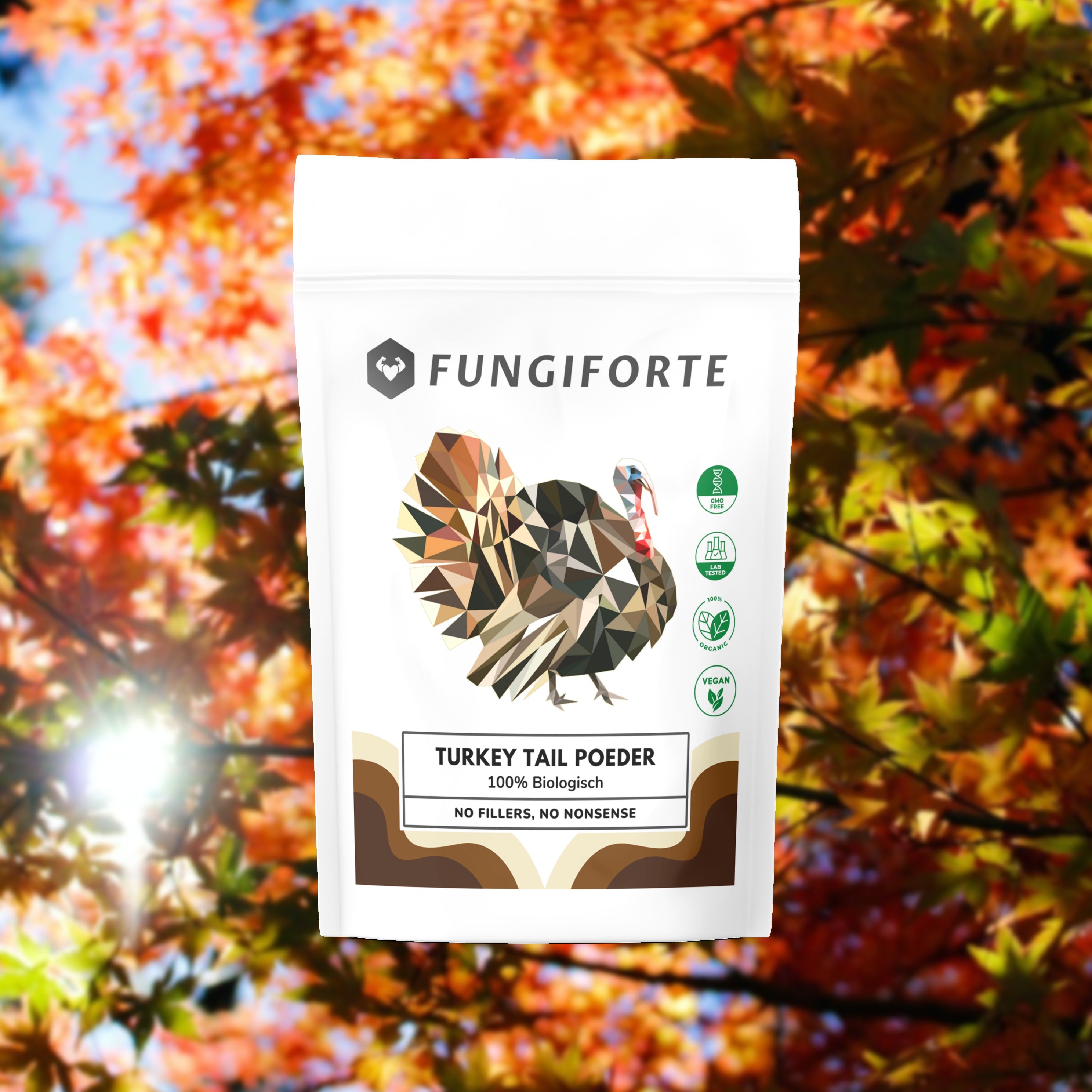 Turkey Tail Poeder (biologisch) - 100 gram